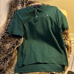 Polo by Ralph Lauren Men's Dark Green Polo Shirt